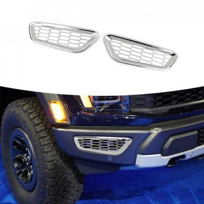 Декоративные накладки на противотуманные фары переднего бампера, соты Для Ford F-150 2021+ Хром