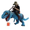 Inflatable Dinosaur Costume for Adult Waterproof Ride On T Rex Funny Blow Up Costume for Halloween