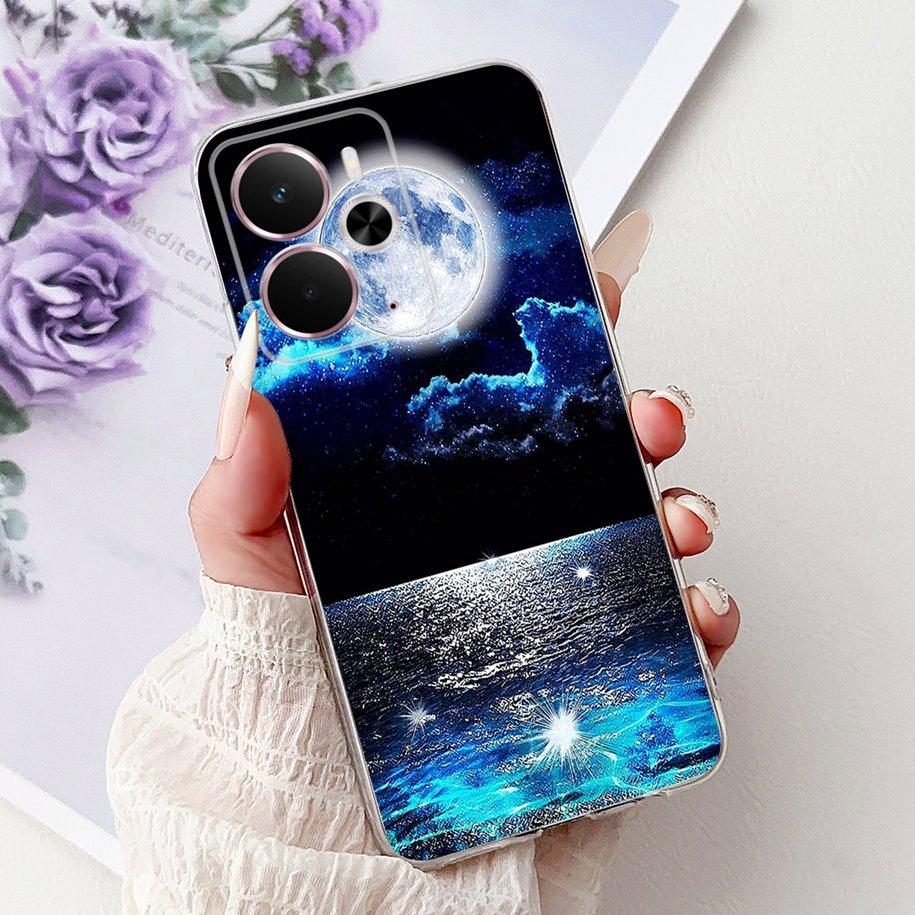 Чехол для Realme 14 5G Чехол-бампер Realme 14T RMX5078 RMX5075 Ударопрочный Силиконовый Мягкий ТПУ Цветочный Бампер Для Realme14 14 T Корпуса Телефона