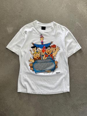 Vintage 1991 The Flintstones Family Car T-Shirt - L