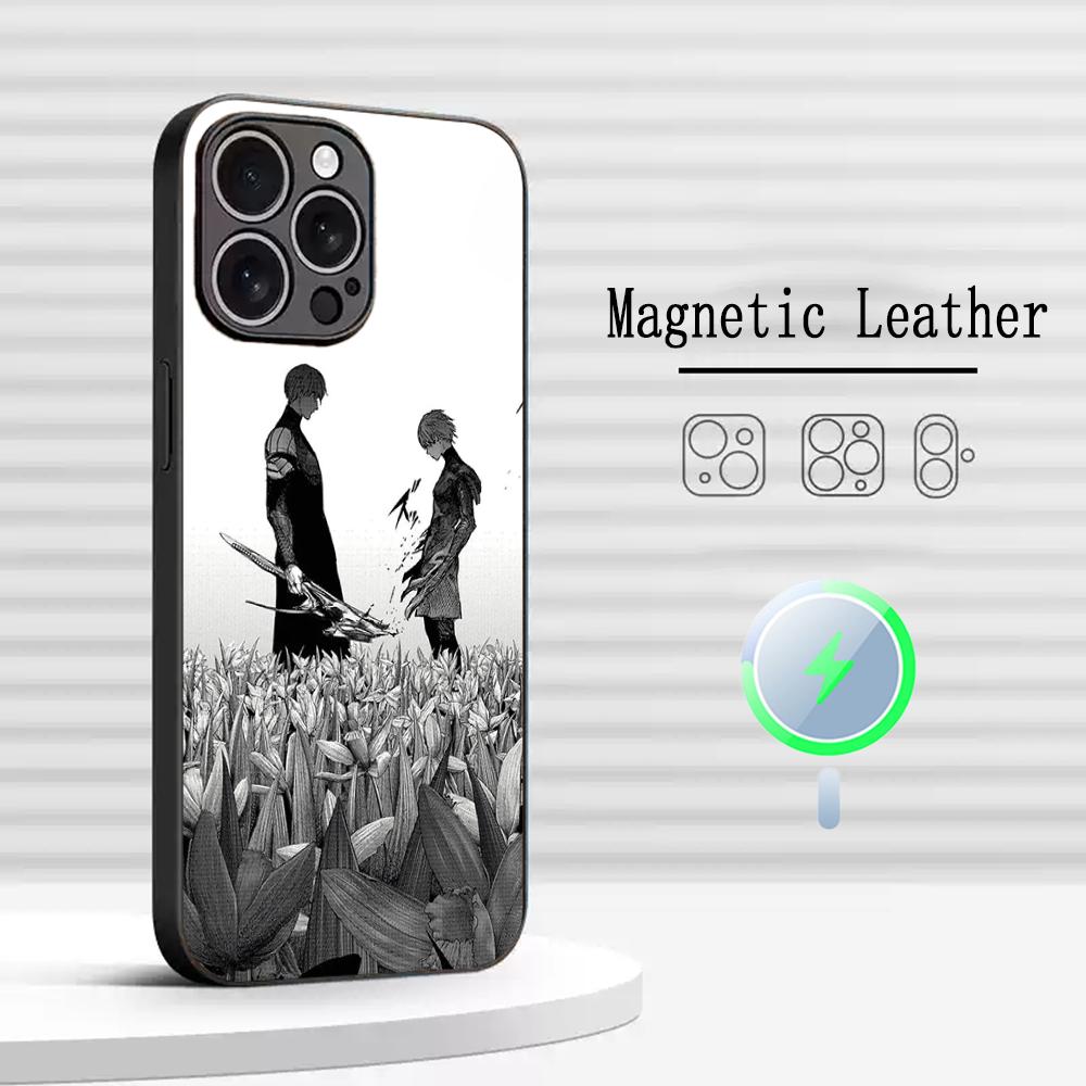 Pop Hot Tokyo Ghoul anime pattern Phone Case For iPhone 17 16 15 14 13 12 Plus Pro Max High-end Luxury Magsafe Sheepskin
