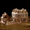 3D Three-dimensional Puzzle 1942 War House Simulation Three-dimensional Model Ornaments Puzzle Wooden Puzzle Children's Toys