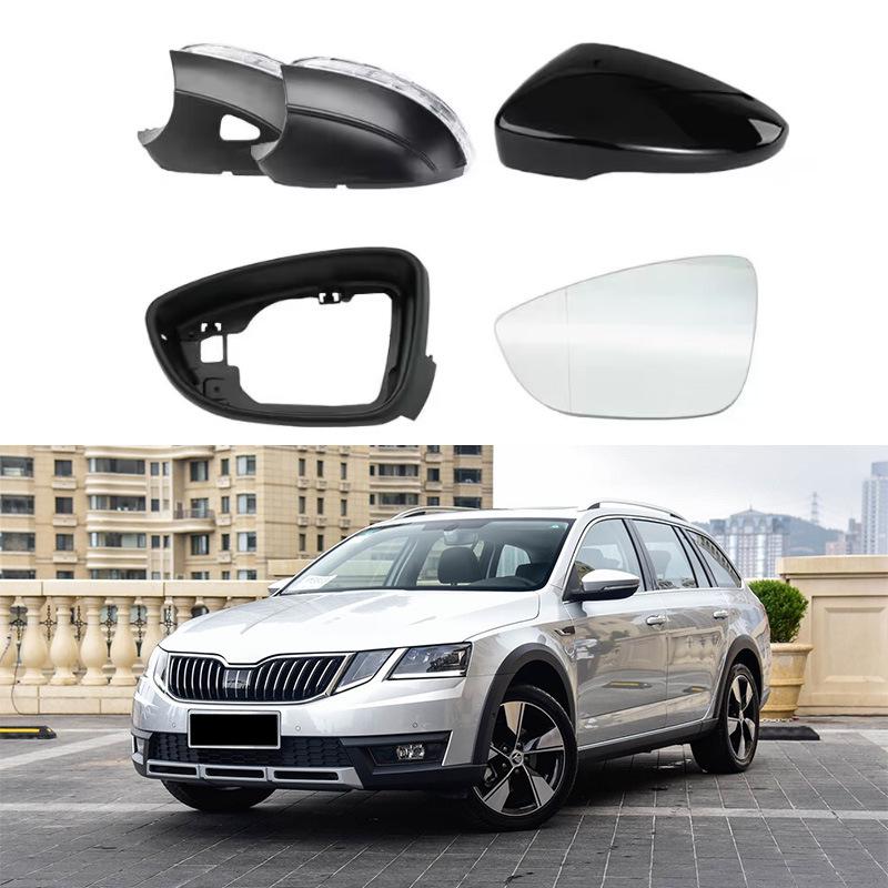 Rearview Mirror Cover & Turn Signal Lens for 2018-2021 Skoda Octavia