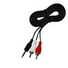 Аудиокабель 3,5 мм - Dual RCA длиной 5 м для ТВ, AUX, наушников, колонок