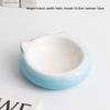 Shumen Anti-Tip Modern Ceramic Pet Bowl: Cat & Dog Food/Water Dish