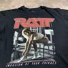 Винтажная черная хлопковая унисекс футболка группы Ratt invasion of your privacy Репринт Унисекс Футболка