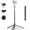 Ulanzi Light Photography Load Capacity Compatible with Photography AT-05 Stand, Stand, 200cm, 5kg, Stable, Aluminum, 6-Stage Telescopic, 1/4" Screw,