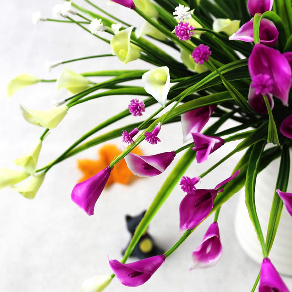 1шт искусственная гипсофила каллы цветы растение свадьба свадьба домашний декор рождественский орнамент