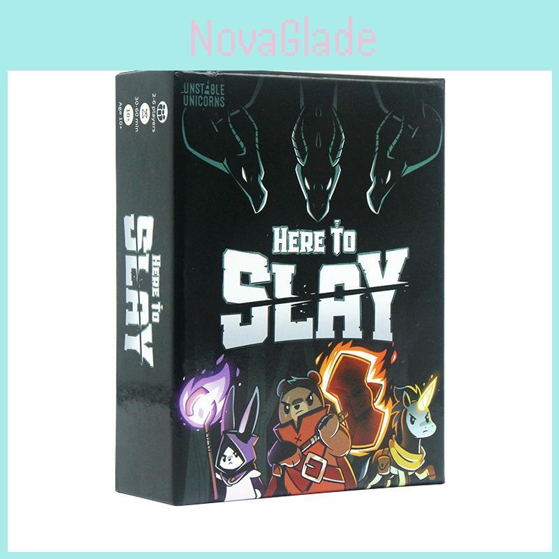 Набор карточных игр Here To Slay с дополнениями для семейного игрового вечера и стратегической игры