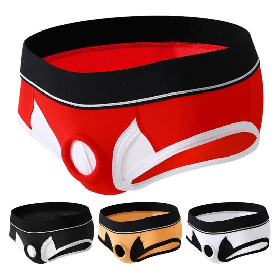 Men Briefs with Three-dimensional Bag Comfortable Fit High Elasticity Panties Breathable Smooth Wiring