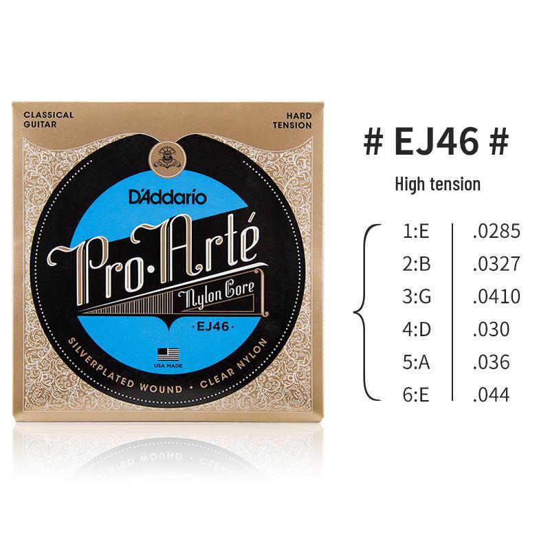 D'Addario EJ45/46 Набор струн для классической гитары, высокое натяжение