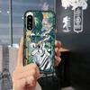 Пылезащитный защитный чехол для телефона Sony Xperia5 IV Полная обертка Задняя крышка Слот для карты Силиконовый Граффити Прочный Кармашек для карт