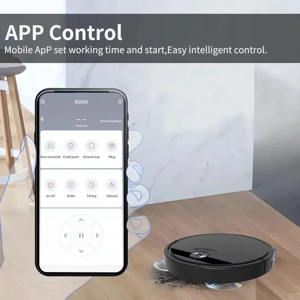 Wet Dry Mopping Smart Robot Vacuum 2800PA Suction Robotic Vacuum Sweeping Robot  Household Use
