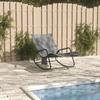 Day and Night - Day and Night Steel and Gray Textilene Lounger