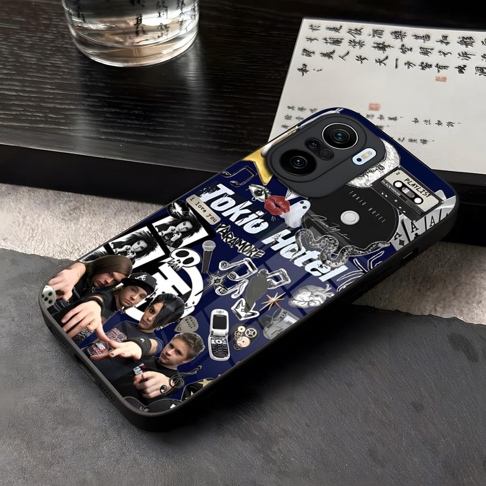 Чехол для телефона Band T-tokio Hotel из закаленного стекла для Xiaomi Redmi Note 13 11 10 9 8 S T Poco M4 F3 X3 Pro Coque