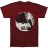 Футболка Bob Marley Smokin Circle X-Large Темная Унисекс - Мужская Летняя Хлопковая Графическая Футболка