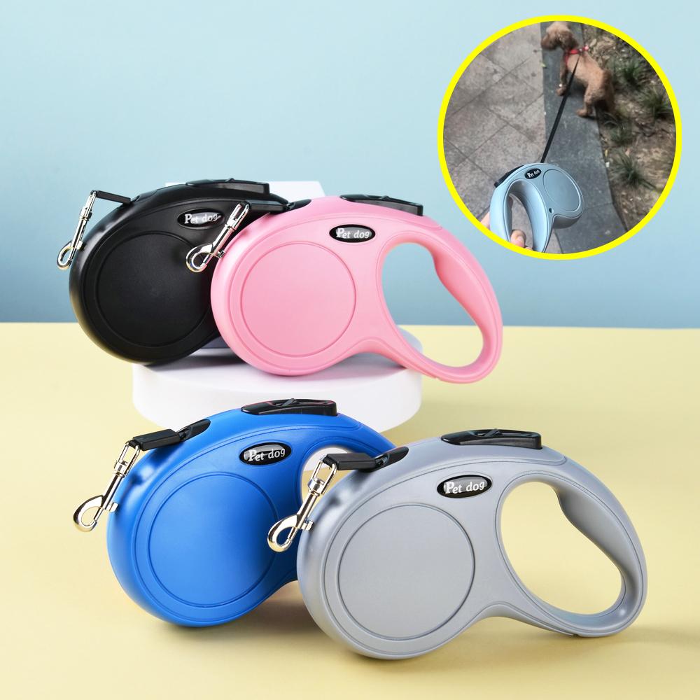 Выдвижной поводок для собак средних и маленьких пород, прочный нейлоновый поводок для щенков, поводок для йоркширских чихуахуа