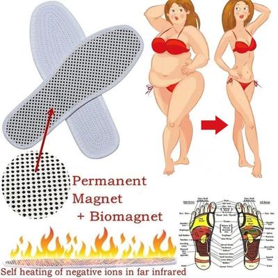 1 пара самонагревающихся стельок для обуви в дальнем инфракрасном диапазоне, массажная стелька для магнитной терапии, хлопковые нанотехнологические массажные стельки против усталости для мужчин и женщин