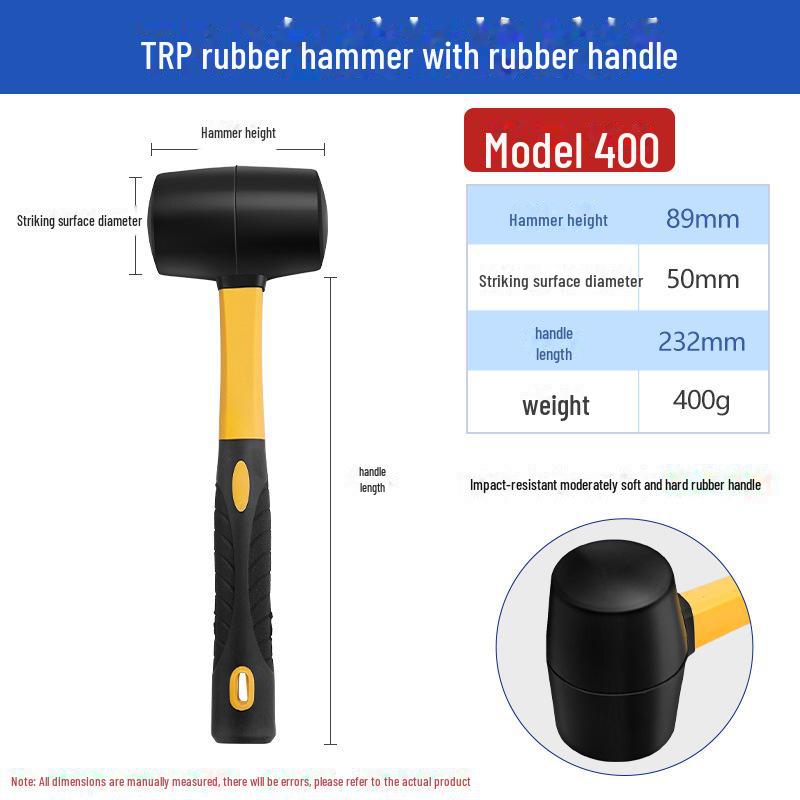 Многофункциональный резиновый молоток для укладки плитки и напольных покрытий