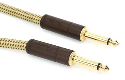 Экранированный кабель серии Deluxe Instrument Tweed 08 Cable, прямой/прямой, 15',
