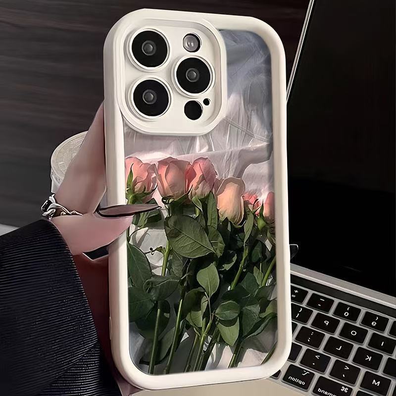 Импортная роза подходит для чехла для мобильного телефона iphone16pro Apple 1514 Япония и Южная Корея 13promax новый 12x