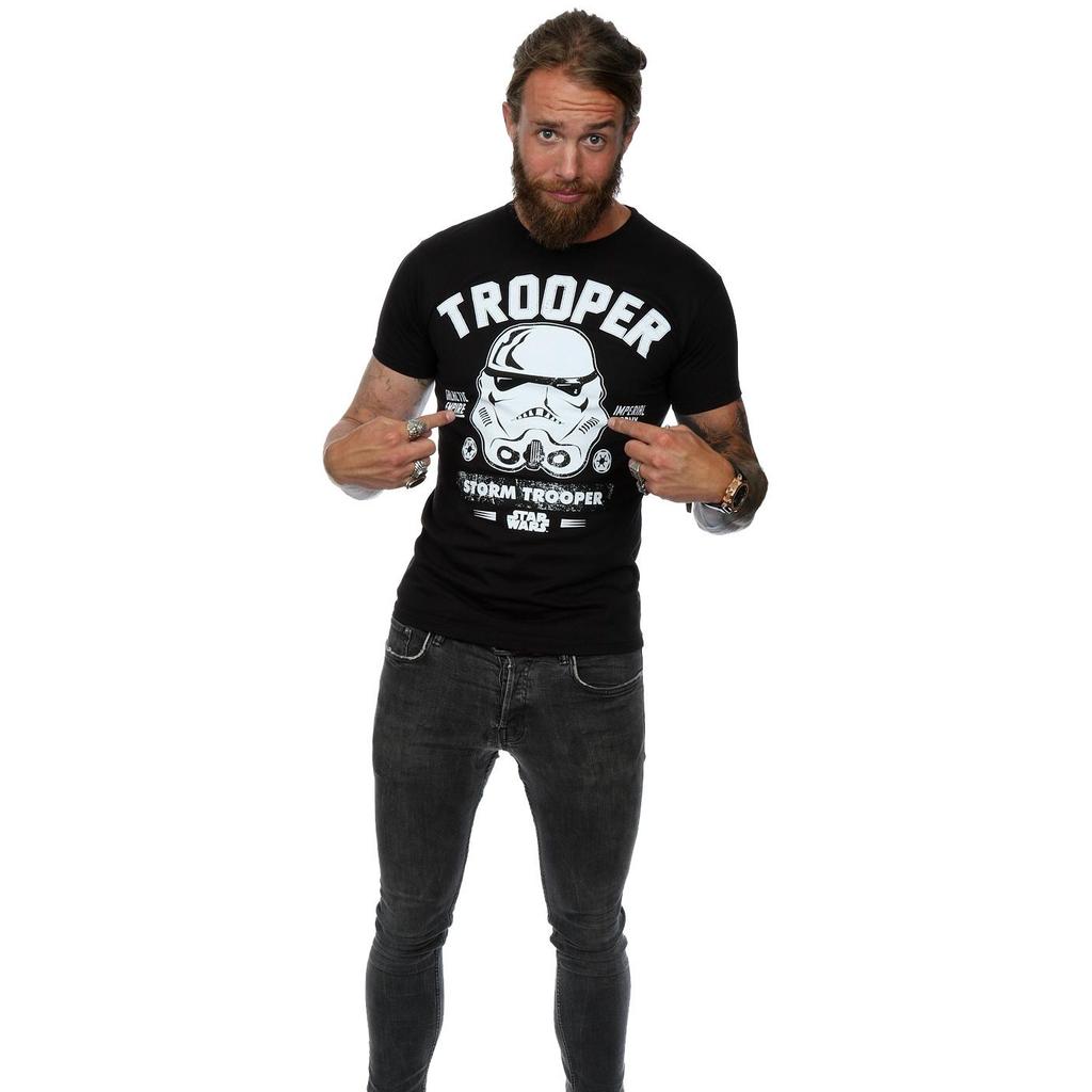Star Wars Mens Stormtrooper Collegiate T-Shirt