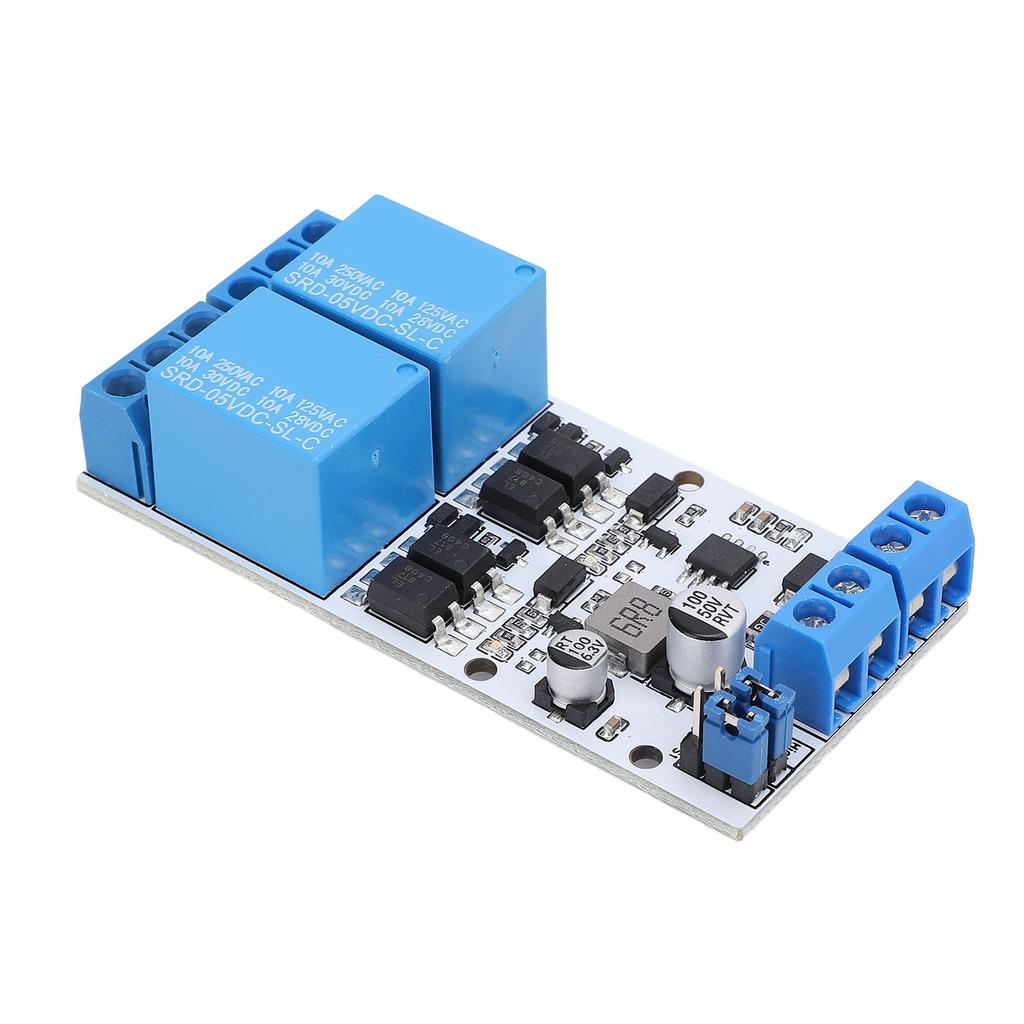 Adjustable GPIO Relay Module with Optocoupler 2 Channel PCB 5V To 32V High Low Level Trigger GPIO