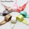 1Pair 2 CM Width Satin Shoe Laces Flat Silk Ribbon ShoeLaces Boots Sneakers ShoeLace 19 Colors Length 80CM 100CM 120CM S-1