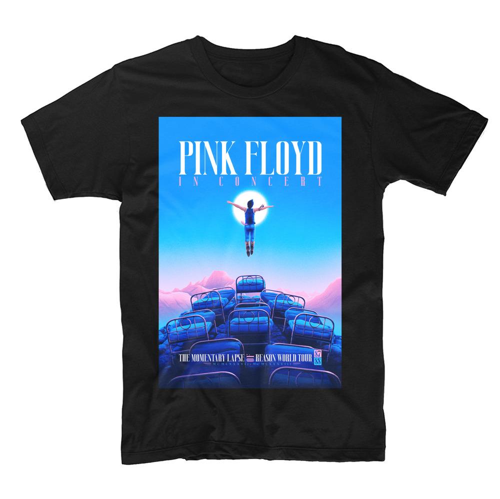 Pink Floyd В Концерте Рок Футболка Т-Ширт МУЖСКАЯ ЖЕНСКАЯ Унисекс Футболка
