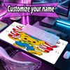 Custom Name Personalized Bamse Pattern Mousepad, Laptop PC Desk Mat, Decorative Desk Mat for Home Keyboard Pad Gift