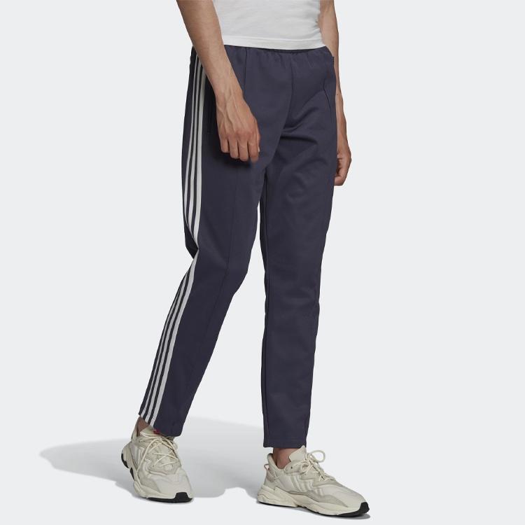 Мужские спортивные брюки adidas originals однотонные прямые зауженного кроя/Брюки/Джоггеры Синие HB9439