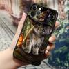Чехол Apple для iPhone 11 12 13 mini Pro Max XS X XR 7 8 6 plus SE 2020, мягкие силиконовые чехлы, чехол с милым мультяшным котом, цветком, животным