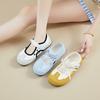 Summer Breathable Velcro Flat Bottomed Round Toe Casual Shoes