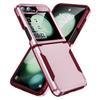 Гальванизированный пластиковый жесткий чехол для телефона Samsung Galaxy Z Flip 6 5 4 Flip 6 Flip 5 Flip 4 Защита от падений Противоударный чехол