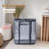Foldable Wall-Mounted Laundry Hamper - Large Capacity Bathroom Storage Bag