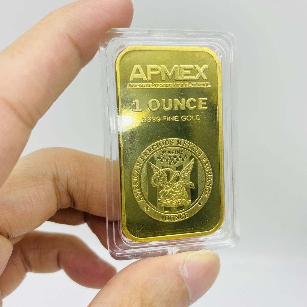 APMEX Stars & Stripes Gold-Silver Commemorative Coin Ornaments