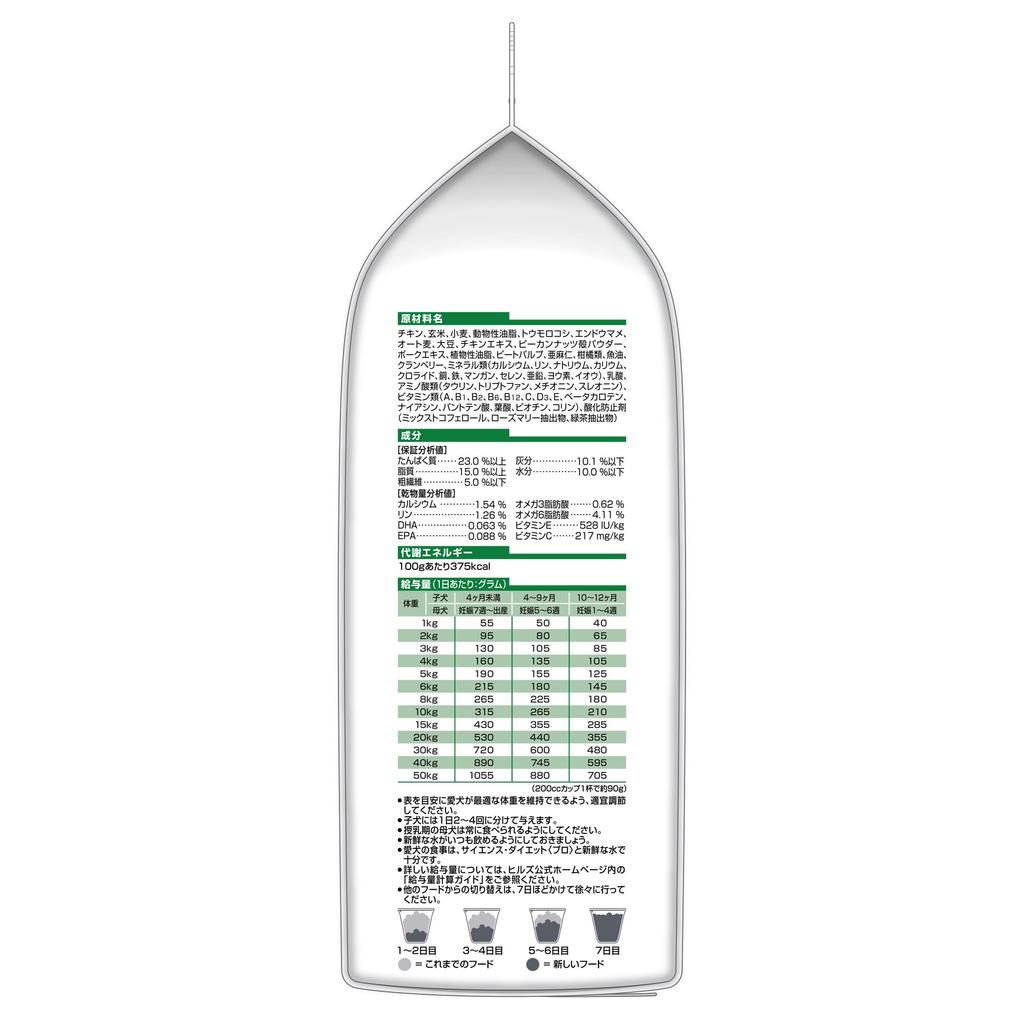 Hills Science Diet Science Diet Корм для собак Puppy Growth Support Function Мелкое зерно для щенков до 1 года Сухой куриный корм для щенков (профессионал) 3.3kg