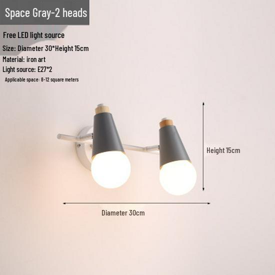 Современный скандинавский настенный светильник: Стильное освещение для спальни, гостиной, бара или лестницы