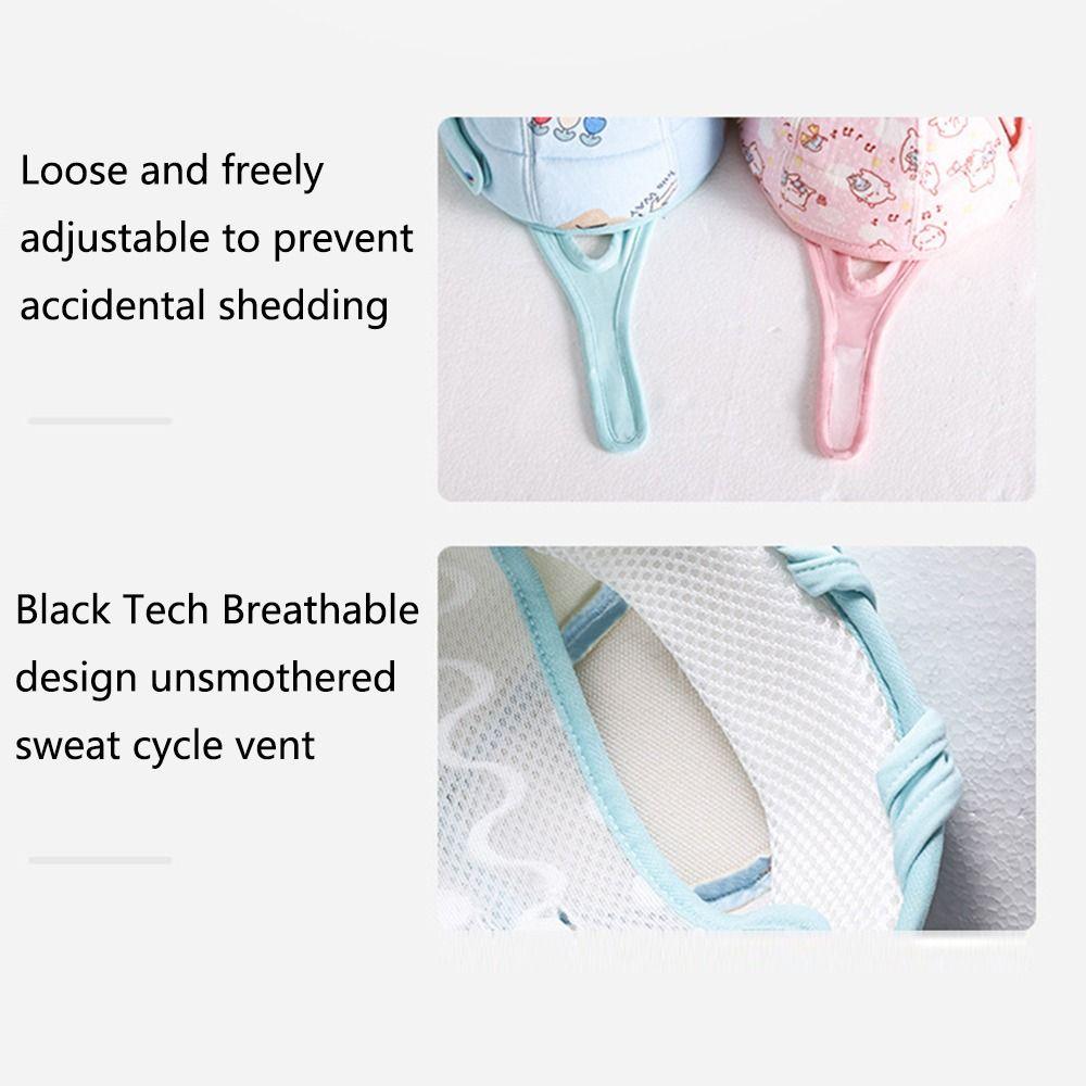 Регулируемый шлем безопасности для младенцев, противоударная накладка, шлем от падений для младенцев, милая подушка-бампер, шапочка, дети