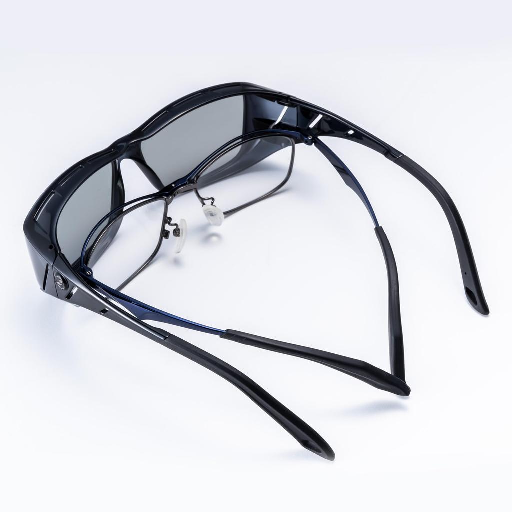 Zeque Polarized Sunglasses OPA Dark Navy Gradient TRUEVIEW FOCUS [Zeque] (Oper) F-2115