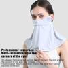 Уличная маска Ice Silk Sunscreen Mask для женщин, летняя, анти-УФ, быстросохнущая, дышащая, защита шеи, повязка на голову с ушами