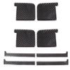 8Pcs/set Carbon Fiber Interior Door handle Bezel Trim kit Fits Tundra 2007-2013