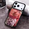 Peonies Beautiful Flower Phone Case for iPhone 17 16 15 Pro Max Air 14 13 12 11 Plus Shockproof Capa Cover