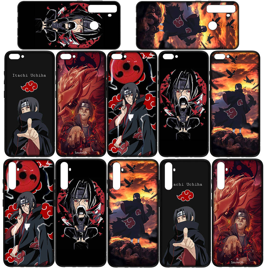 Чехол для iPhone 16 15 Xiaomi Redmi Note 14 13 12 11 Pro Max 16e Samsung Galaxy S25 S24 S23 Moto OPPO Huawei Naruto Itachi Uchiha Akatsuki Чехол для телефона