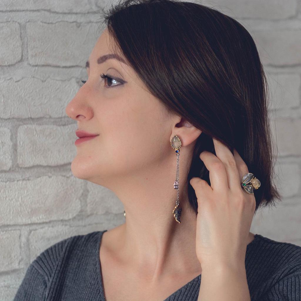 YLKBTY Женские серьги с подвесками