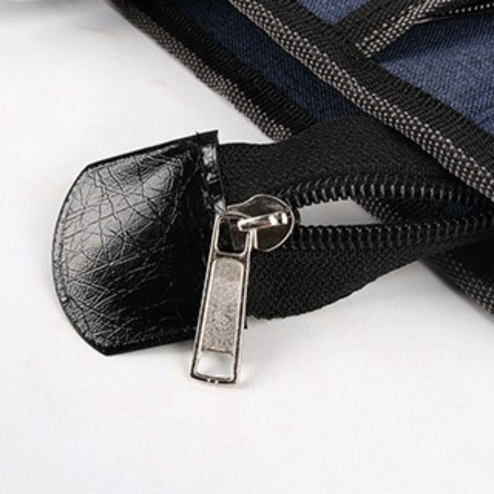 Waterproof Zippered Document Bag Oxford Students Portable Bag Durable File Tote Bag Pouch Book