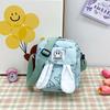 Trendy Korean Canvas Crossbody Bag For Women Stylish Cute Small Purse In Pink Green White Purple And Black