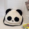 Panda Cute Bag for Women New Plush Shoulder Bag Plush Casual Western Style Crossbody Bag for Women Versatile Bag