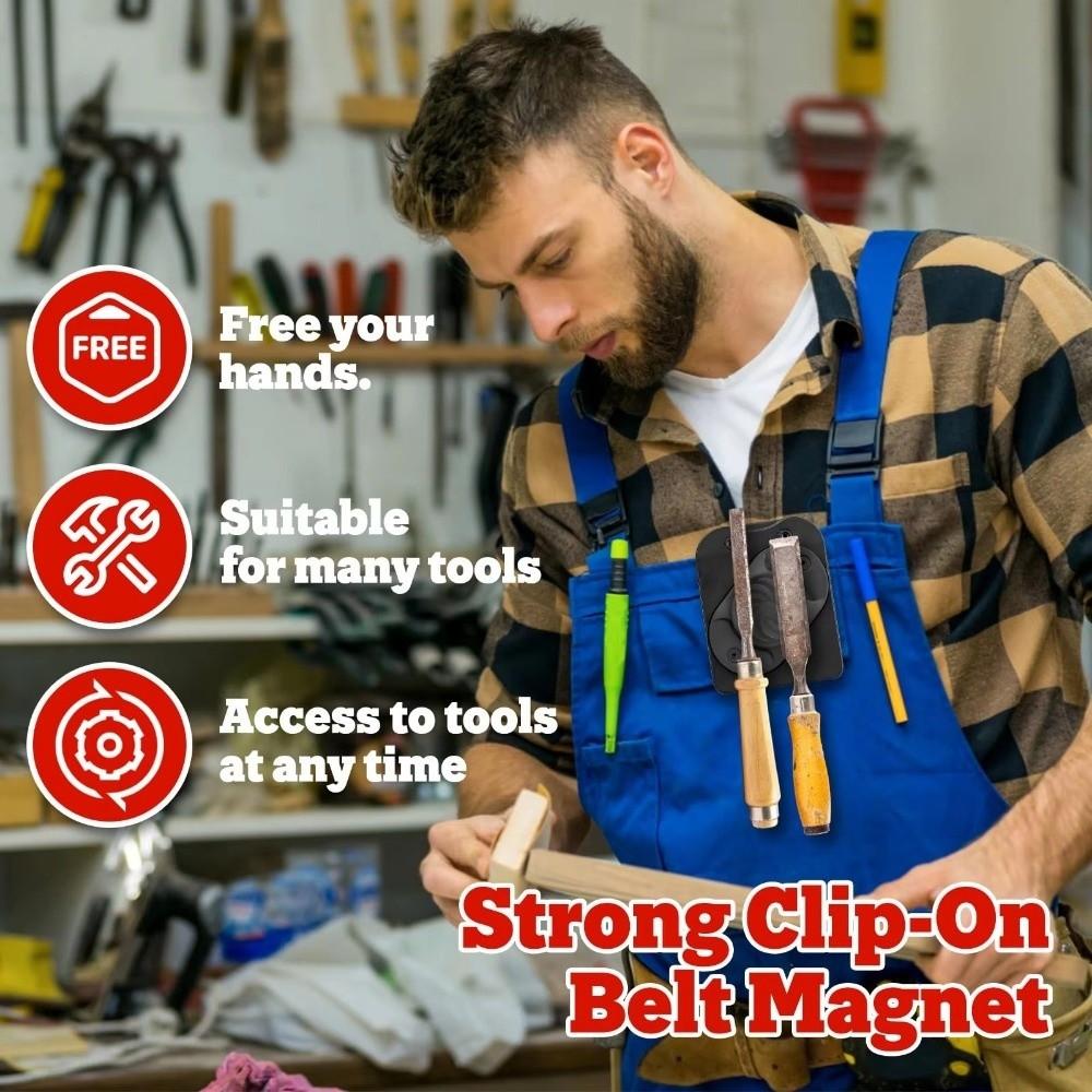 Strong Adsorption Magnetic Tool Holder Magnet Tool Storage Bracket Too Belt Clip Plumbers