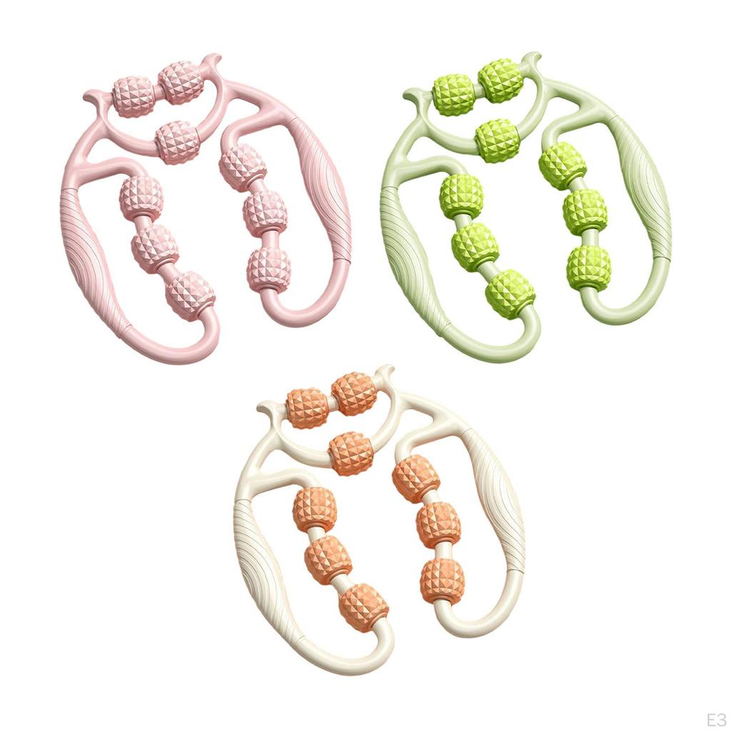 9 колес мышечный роликовый массажер для ног зажим круглый для домашнего спорта